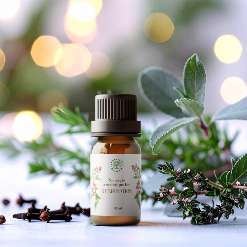Respiration – Synergie aromatique bio – L’Energie de la vie