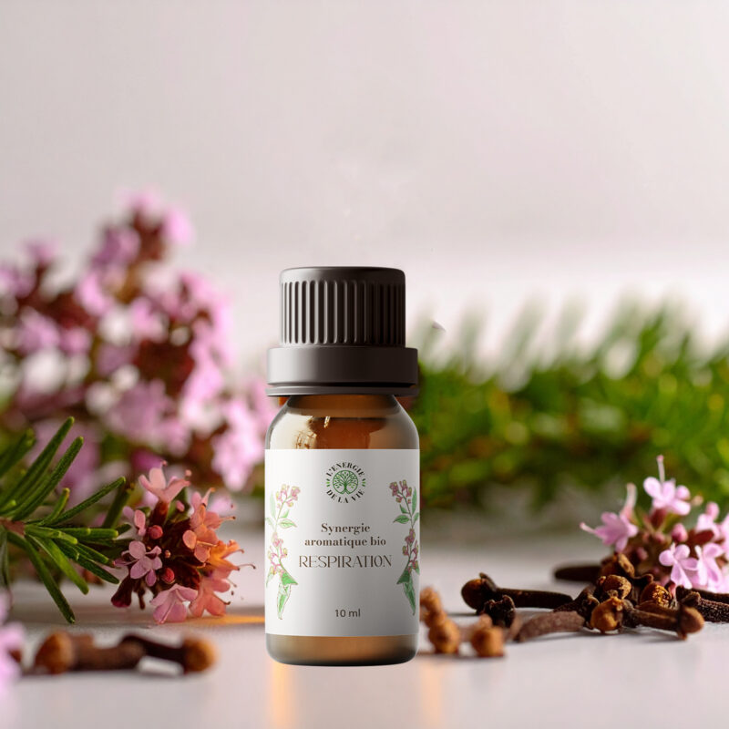 Respiration – Synergie aromatique bio – L’Energie de la vie