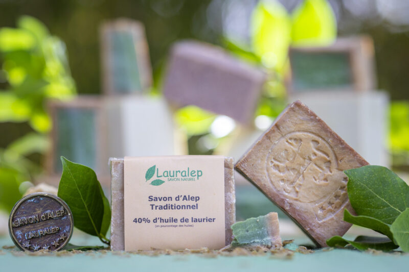 Savon d’alep traditionnel (40% huile de baies de laurier) - Lauralep