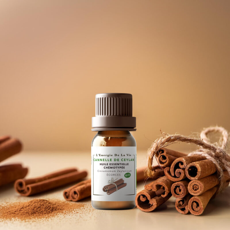 Huile essentielle bio cannelle de Ceylan – L’Énergie de la Vie