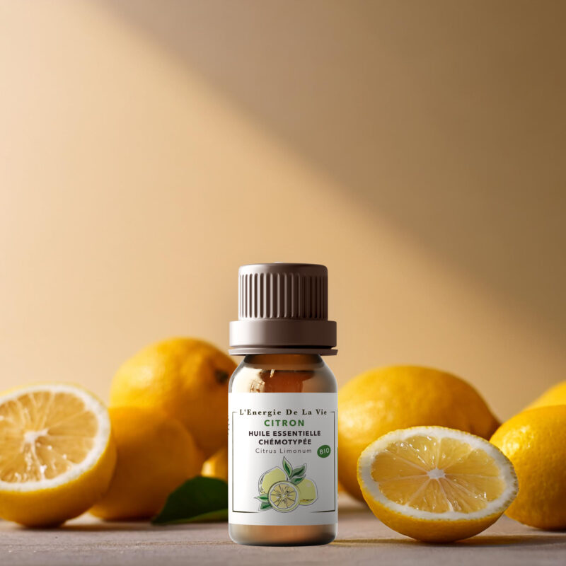 Huile essentielle bio citron – L’Énergie de la Vie
