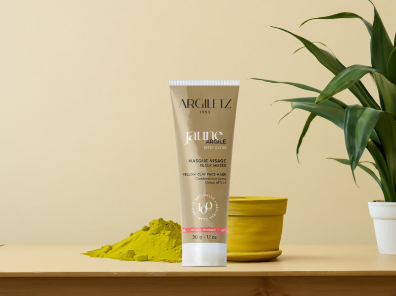 Masque à l'argile jaune effet detox - Argiletz