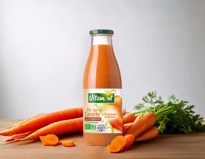Jus de carotte vitamont lactofermenté